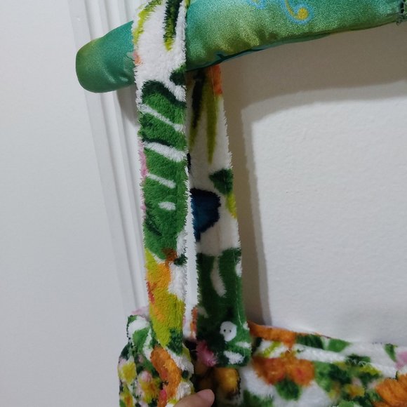 Blue Star Fleece Shower Wrap Tank Bathrobe Soft Comfortable One Size Fits Most - Picture 6 of 11